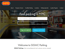 Tablet Screenshot of ggmcparking.com